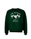 Camp Half Blood Cabin 1 Zeus Adult Dark Sweatshirt by-Sweatshirts-TooLoud-Deep-Forest-Green-Small-Davson Sales