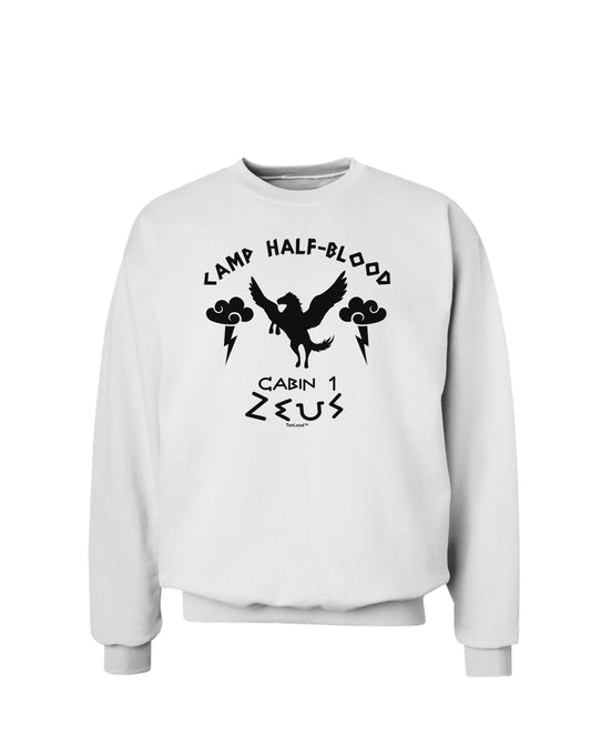 Camp Half Blood Cabin 1 Zeus Sweatshirt by-Sweatshirts-TooLoud-White-Small-Davson Sales