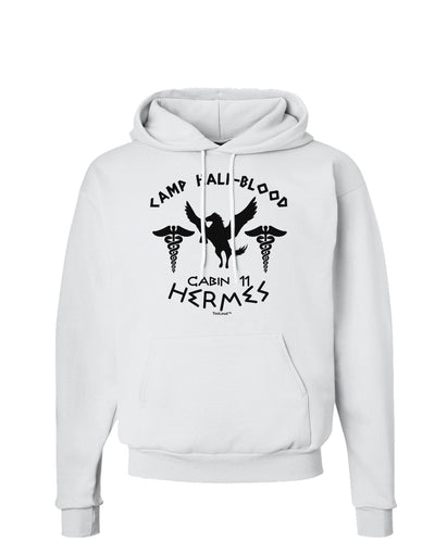 Camp Half Blood Cabin 11 Hermes Hoodie Sweatshirt by-Hoodie-TooLoud-White-Small-Davson Sales