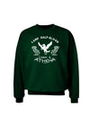 Camp Half Blood Cabin 6 Athena Adult Dark Sweatshirt by-Sweatshirts-TooLoud-Deep-Forest-Green-Small-Davson Sales