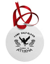 Camp Half Blood Cabin 6 Athena Circular Metal Ornament by TooLoud-Ornament-TooLoud-White-Davson Sales