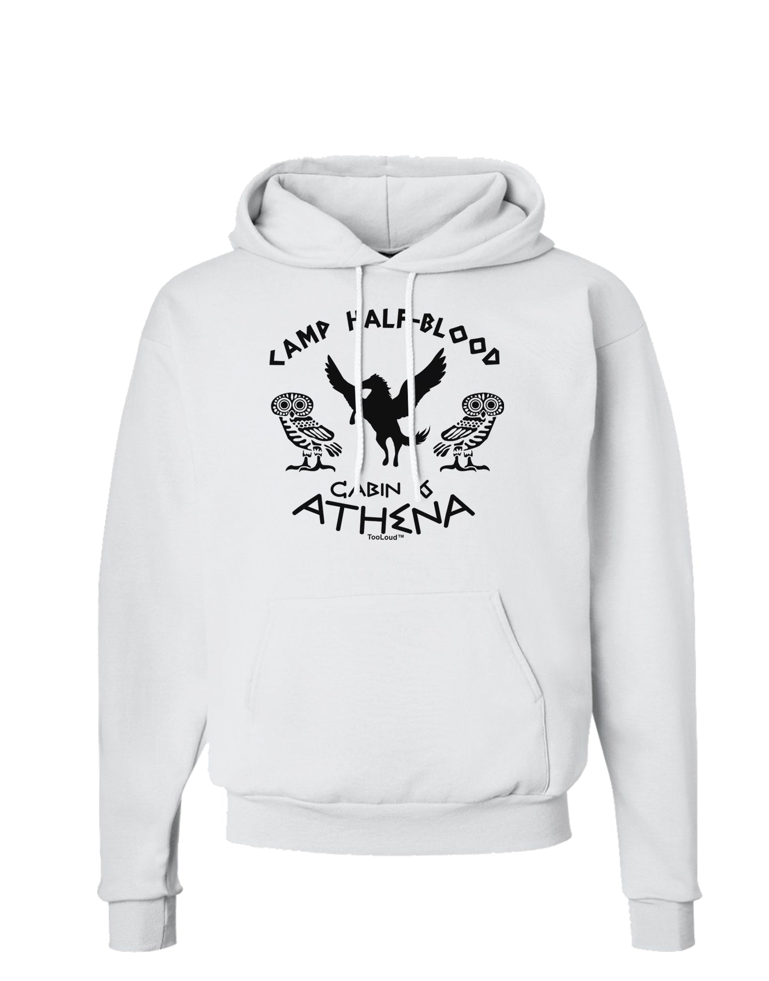 Camp Half Blood Cabin 6 Athena Hoodie Sweatshirt by-Hoodie-TooLoud-White-Small-Davson Sales