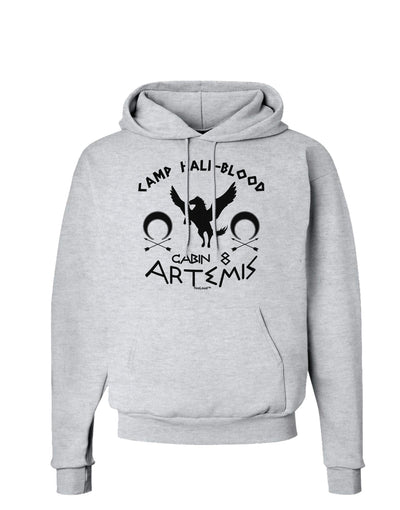 Camp Half Blood Cabin 8 Artemis Hoodie Sweatshirt-Hoodie-TooLoud-AshGray-Small-Davson Sales