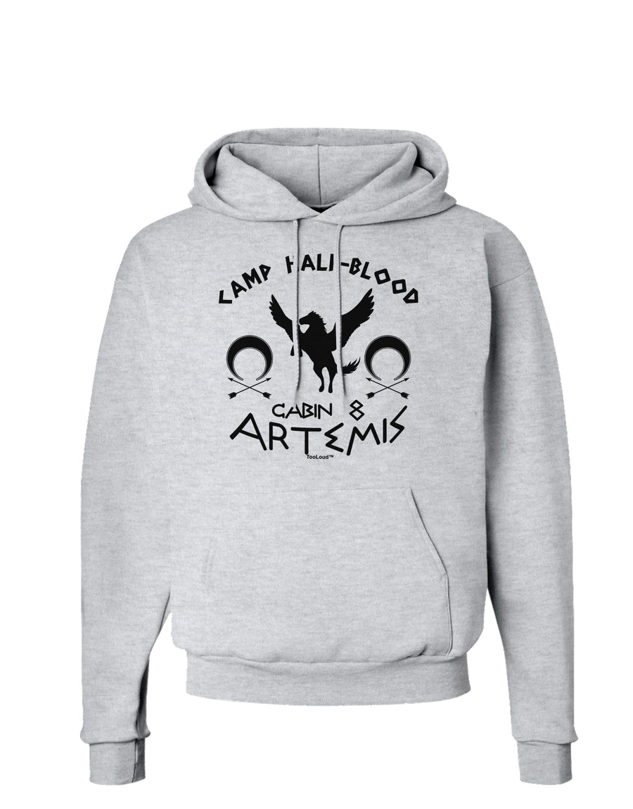 Camp Half Blood Cabin 8 Artemis Hoodie Sweatshirt-Hoodie-TooLoud-White-Small-Davson Sales
