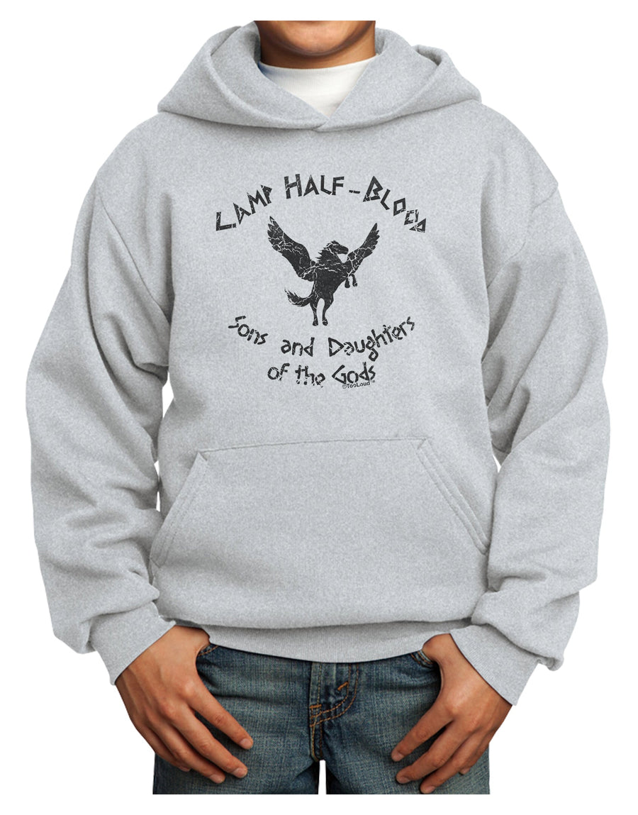 Camp Half-Blood Sons and Daughters Youth Hoodie Pullover Sweatshirt-Youth Hoodie-TooLoud-White-XS-Davson Sales