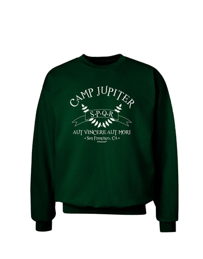 Camp Jupiter - SPQR Banner Adult Dark Sweatshirt by TooLoud-Sweatshirts-TooLoud-Deep-Forest-Green-Small-Davson Sales