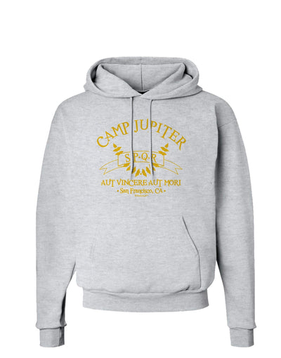 Camp Jupiter - SPQR Banner - Gold Hoodie Sweatshirt by TooLoud-Hoodie-TooLoud-AshGray-Small-Davson Sales