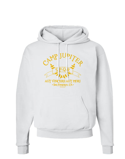 Camp Jupiter - SPQR Banner - Gold Hoodie Sweatshirt by TooLoud-Hoodie-TooLoud-White-Small-Davson Sales