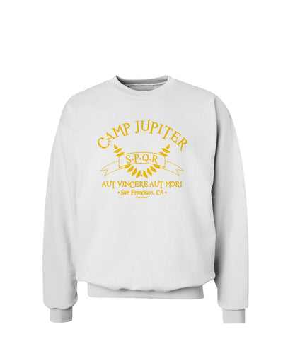 Camp Jupiter - SPQR Banner - Gold Sweatshirt by TooLoud-Sweatshirts-TooLoud-White-Small-Davson Sales