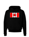 Canadian Flag Maple Leaf Colors Dark Hoodie Sweatshirt-Hoodie-TooLoud-Black-Small-Davson Sales