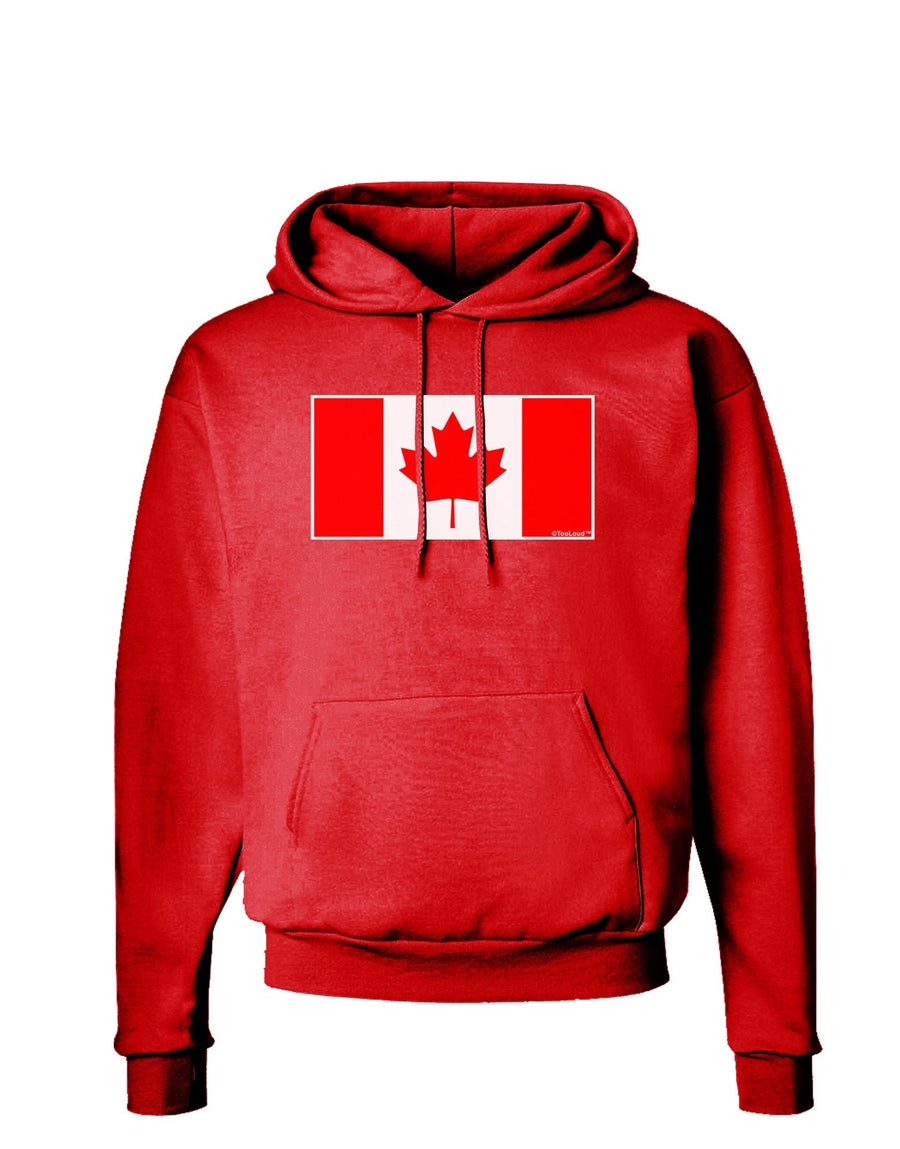 Canadian Flag Maple Leaf Colors Dark Hoodie Sweatshirt-Hoodie-TooLoud-Black-Small-Davson Sales