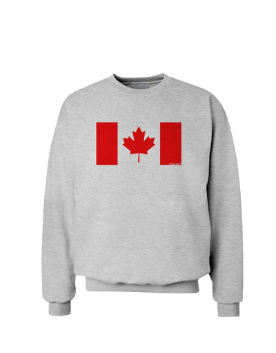 Canadian Flag Maple Leaf Colors Sweatshirt-Sweatshirts-TooLoud-AshGray-Small-Davson Sales