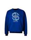 Cancer Symbol Adult Dark Sweatshirt-Sweatshirts-TooLoud-Deep-Royal-Blue-Small-Davson Sales