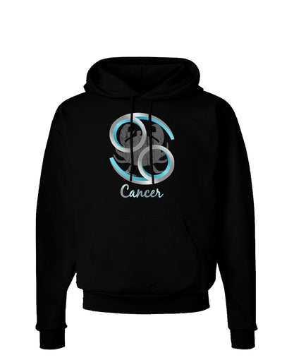 Cancer Symbol Dark Hoodie Sweatshirt-Hoodie-TooLoud-Black-Small-Davson Sales