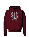 Cancer Symbol Dark Hoodie Sweatshirt-Hoodie-TooLoud-Maroon-Small-Davson Sales