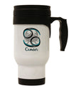 Cancer Symbol Stainless Steel 14oz Travel Mug-Travel Mugs-TooLoud-White-Davson Sales