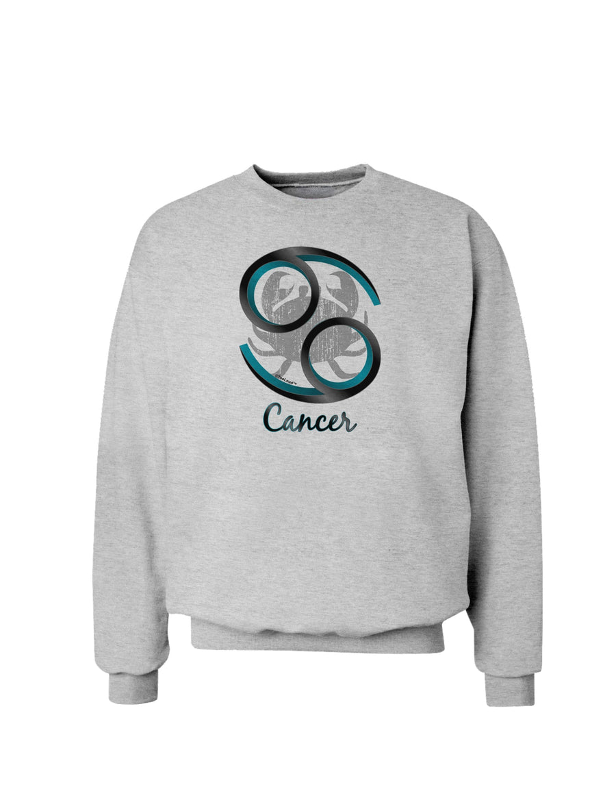 Cancer Symbol Sweatshirt-Sweatshirts-TooLoud-White-Small-Davson Sales