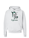 Capricorn Symbol Hoodie Sweatshirt-Hoodie-TooLoud-White-Small-Davson Sales