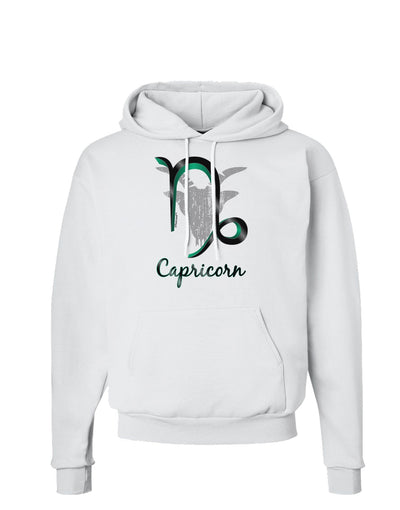 Capricorn Symbol Hoodie Sweatshirt-Hoodie-TooLoud-White-Small-Davson Sales