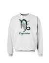 Capricorn Symbol Sweatshirt-Sweatshirts-TooLoud-White-Small-Davson Sales