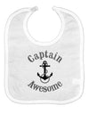 captain Awesome Funny Baby Bib