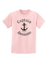 captain Awesome Funny Childrens T-Shirt-Childrens T-Shirt-TooLoud-PalePink-X-Small-Davson Sales