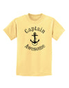 captain Awesome Funny Childrens T-Shirt-Childrens T-Shirt-TooLoud-Daffodil-Yellow-X-Small-Davson Sales