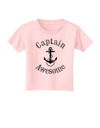 captain Awesome Funny Toddler T-Shirt-Toddler T-Shirt-TooLoud-Light-Pink-2T-Davson Sales