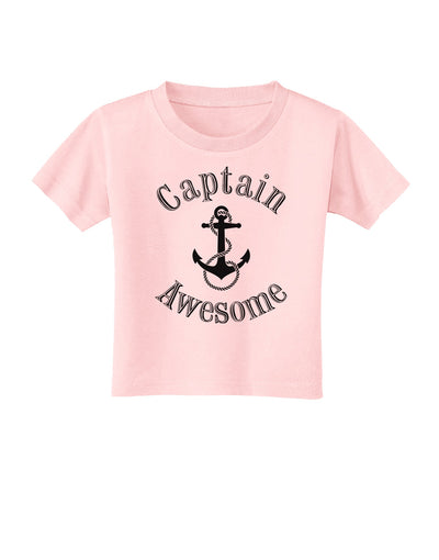 captain Awesome Funny Toddler T-Shirt-Toddler T-Shirt-TooLoud-Light-Pink-2T-Davson Sales