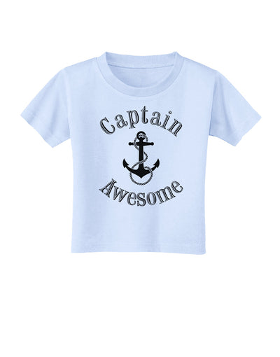 captain Awesome Funny Toddler T-Shirt-Toddler T-Shirt-TooLoud-Light-Blue-2T-Davson Sales