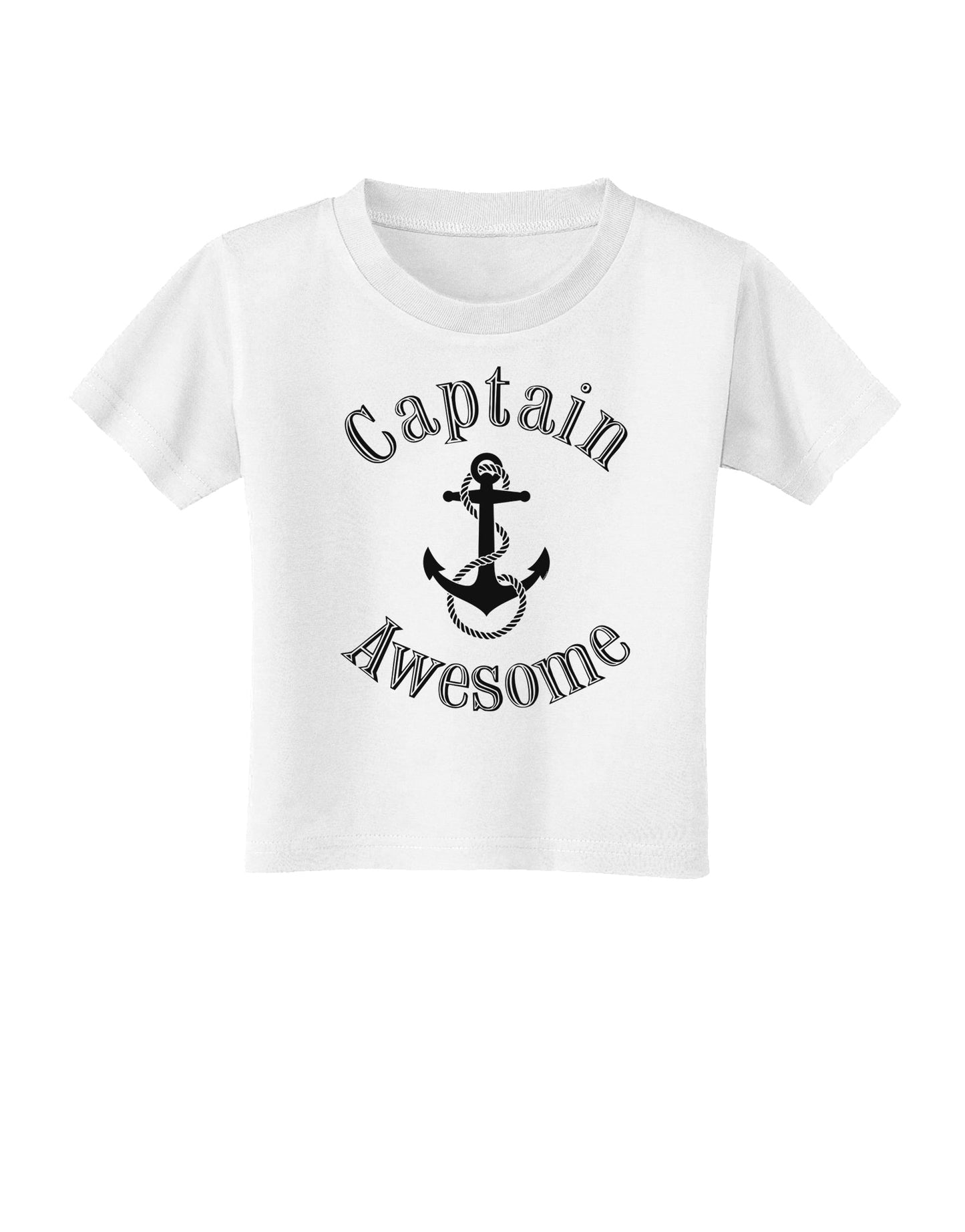 captain Awesome Funny Toddler T-Shirt-Toddler T-Shirt-TooLoud-White-2T-Davson Sales