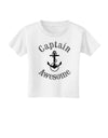 captain Awesome Funny Toddler T-Shirt-Toddler T-Shirt-TooLoud-White-2T-Davson Sales