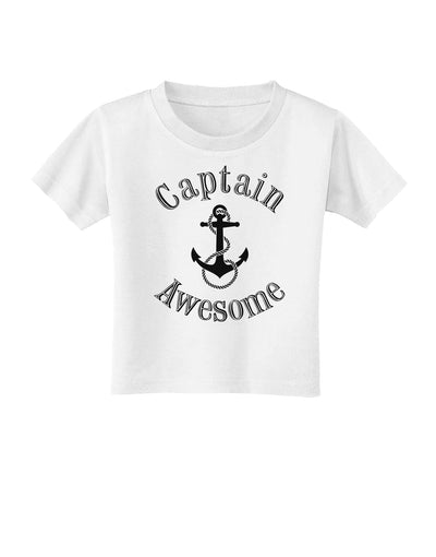 captain Awesome Funny Toddler T-Shirt-Toddler T-Shirt-TooLoud-White-2T-Davson Sales