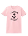 captain Awesome Funny Womens T-Shirt-Womens T-Shirt-TooLoud-PalePink-X-Small-Davson Sales