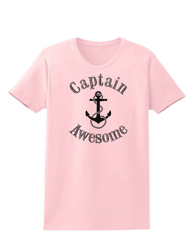 captain Awesome Funny Womens T-Shirt-Womens T-Shirt-TooLoud-PalePink-X-Small-Davson Sales