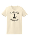 captain Awesome Funny Womens T-Shirt-Womens T-Shirt-TooLoud-Natural-X-Small-Davson Sales