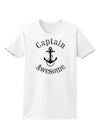 captain Awesome Funny Womens T-Shirt-Womens T-Shirt-TooLoud-White-X-Small-Davson Sales