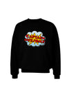 Captain Awesome - Superhero Style Adult Dark Sweatshirt by TooLoud-Sweatshirts-TooLoud-Black-Small-Davson Sales