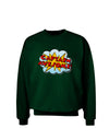 Captain Awesome - Superhero Style Adult Dark Sweatshirt by TooLoud-Sweatshirts-TooLoud-Deep-Forest-Green-Small-Davson Sales