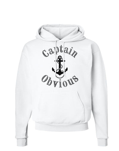 Captain Obvious Funny Hoodie Sweatshirt-Hoodie-TooLoud-White-Small-Davson Sales