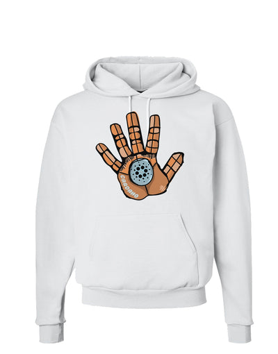 Cardano Hero Hand Hoodie Sweatshirt-Hoodie-TooLoud-White-Small-Davson Sales