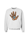 Cardano Hero Hand Sweatshirt-Sweatshirts-TooLoud-White-Small-Davson Sales