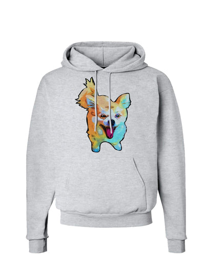 Cartoon Pomeranian Hoodie Sweatshirt-Hoodie-TooLoud-AshGray-Small-Davson Sales