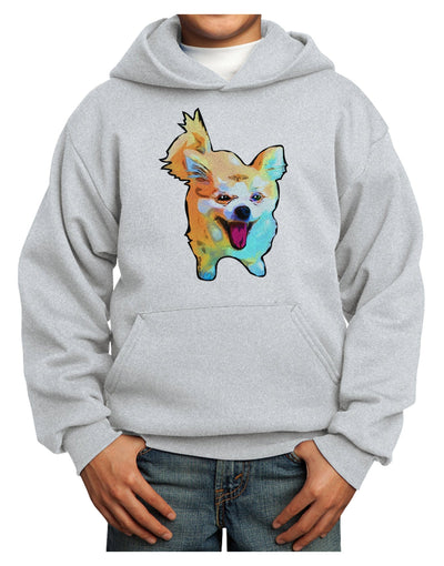 Cartoon Pomeranian Youth Hoodie Pullover Sweatshirt-Youth Hoodie-TooLoud-Ash-XS-Davson Sales