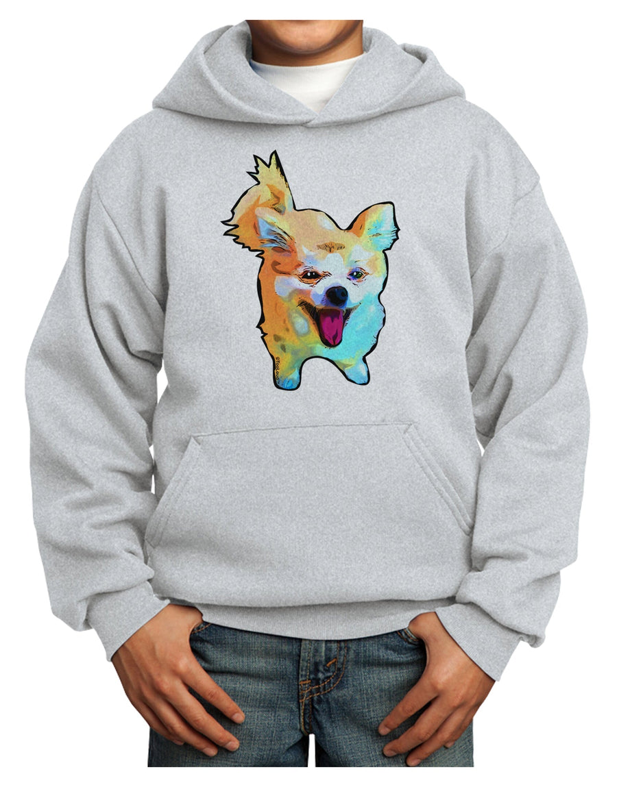 Cartoon Pomeranian Youth Hoodie Pullover Sweatshirt-Youth Hoodie-TooLoud-White-XS-Davson Sales