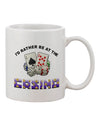 Casino Enthusiast's Delight: Exquisite 11 oz Printed Coffee Mug by TooLoud-11 OZ Coffee Mug-TooLoud-White-Davson Sales