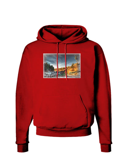 Castlewood Canyon Old Photo Dark Hoodie Sweatshirt-Hoodie-TooLoud-Red-Small-Davson Sales