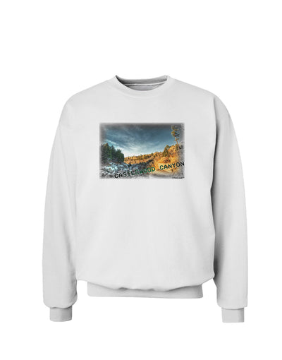 Castlewood Canyon Old Photo Sweatshirt-Sweatshirts-TooLoud-White-Small-Davson Sales