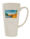 Castlewood Canyon Watercolor 16 oz Conical Latte Coffee Mug - Exquisite Drinkware Expertise-Conical Latte Mug-TooLoud-White-Davson Sales