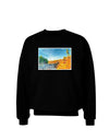 Castlewood Canyon Watercolor Adult Dark Sweatshirt-Sweatshirts-TooLoud-Black-Small-Davson Sales